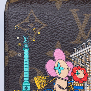 LOUIS VUITTON 2022 CHRISTMAS ANIMATION PARIS VICTORINE WALLET MONOGRAM GHW