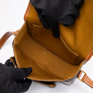 CELINE FLOCO BAG IN TRIOMPHE CANVAS GHW
