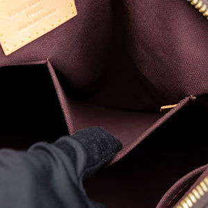 LOUIS VUITTON TURENNE PM BAG MONOGRAM CANVAS BROWN GHW
