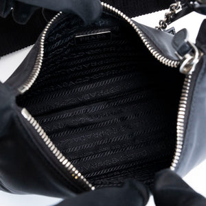 PRADA RE-EDITION 2005 SHOULDER BAG RE-NYLON BLACK SHW
