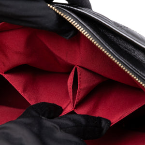 CHANEL GABRIELLE HOBO BAG BLACK CALFSKIN LEATHER MULTICOLOUR HARDWARE