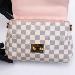 LOUIS VUITTON CROISETTE BAG DAMIER AZUR CANVAS GHW