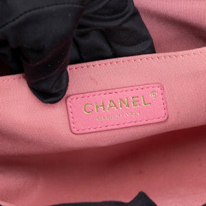 CHANEL MEDIUM LE BOY BRAIDED CHAIN BAG BLACK CALFSKIN LEATHER GHW