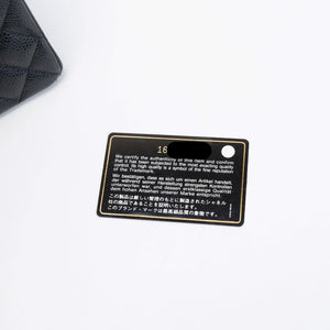 CHANEL SMALL CLASSIC DOUBLE FLAP BAG BLACK CAVIAR LEATHER SHW