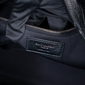SAINT LAURENT MEDIUM SHOPPING TOTE BLACK SHW
