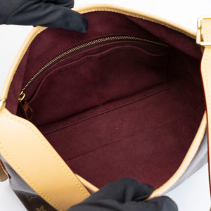 LOUIS VUITTON CARRYALL PM MONOGRAM CANVAS GHW (MICROCHIP)