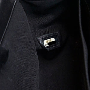 CHANEL MEDIUM LEBOY BLACK CALFSKIN LEATHER GHW