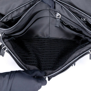 PRADA MESSENGER BAG BLACK SHW