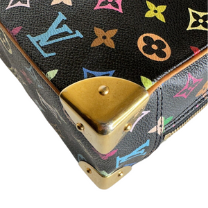 LOUIS VUITTON MONOGRAM MULTICOLOUR TROUVILLE HANDBAG BLACK