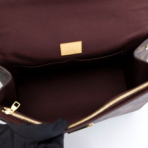 LOUIS VUITTON CLUNY MM BROWN MONOGRAM CANVAS GHW