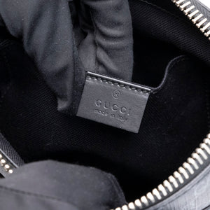 GUCCI GG SUPREME MESSENGER BAG BLACK / MULTICOLOUR CANVAS SHW