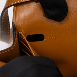 CELINE DOUBLE FLAP TRIOMPHE CANVAS WALLET ON STRAP