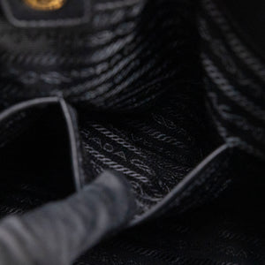 PRADA TESSUTO GAUFRE TOTE BLACK GHW