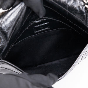 SAINT LAURENT YSL NIKKI BABY BAG BLACK CALFSKIN LEATHER SHW