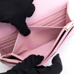 CHANEL 24S TOP HANDLE WALLET ON CHAIN PINK LAMBSKIN GHW