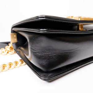 CHANEL 22C MINI BOY BAG CALFSKIN LEATHER GHW(MICROCHIP)
