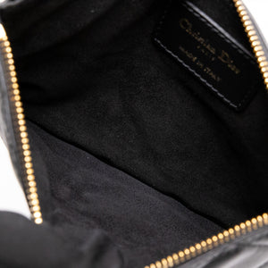 CHRISTIAN DIOR SMALL TOUJOURS TOTE BAG BLACK CALFSKIN LEATHER GHW