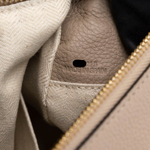 LOEWE SMALL PUZZLE BAG GRAINED CALFSKIN SAND GHW