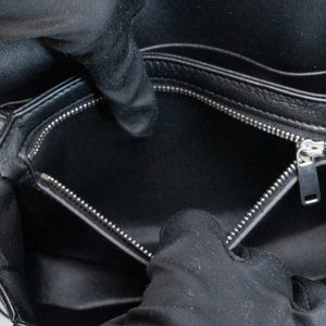 CELINE TEEN TRIOMPHE BAG SHINY CALFSKIN BLACK SHW