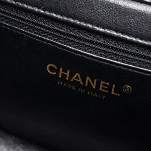 CHANEL BUSINESS AFFINITY SMALL FLAP BAG BLACK CAVIAR GHW