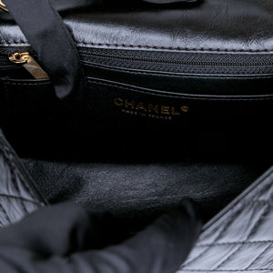 CHANEL MINI 2.55 REISSUE AGED CALFSKIN BLACK GHW