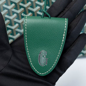 GOYARD SAINT LOUIS PM TOTE BAG GOYARDINE CANVAS GREEN SHW