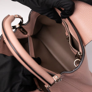 LOUIS VUITTON CAPUCINES BB LIGHT PINK TAURILLON CALFSKIN LEATHER SHW