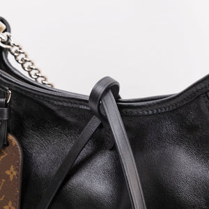 LOUIS VUITTON CARRYALL CARGO VIBE PM BLACK LAMBSKIN LEATHER SHW
