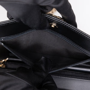 CHANEL BOY WALLET ON CHAIN CAVIAR BLACK GHW
