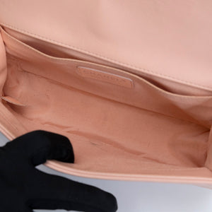 CHANEL MEDIUM LEBOY LIGHT PINK CALFSKIN LEATHER SHW