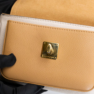 LOUIS VUITTON LOCKME TENDER GRAINED CALFSKIN BEIGE MULTICOLOUR GHW (MICROCHIP)