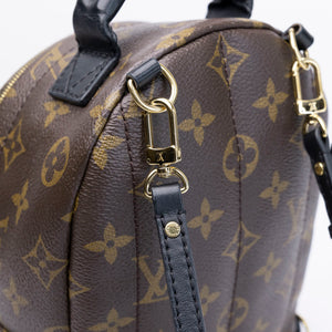 LOUIS VUITTON PALM SPRINGS MINI MONOGRAM CANVAS GHW (MICROCHIP)