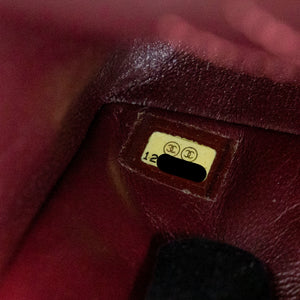 CHANEL SMALL 2.55 REISSUE DOUBLE FLAP BAG AGED CALFSKIN BLACK GHW