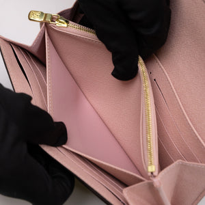 LOUIS VUITTON EMILIE WALLET MONOGRAM ROSE BALLERINE GHW