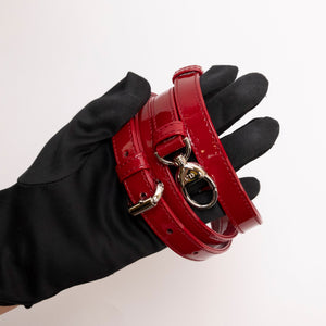CHRISTAIN DIOR MINI LADY DIOR PATENT RED SHW