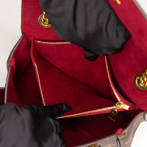 LOUIS VUITTON PASSY MONOGRAM CANVAS BLACK/GOLD HARDWARE (MICROCHIP)