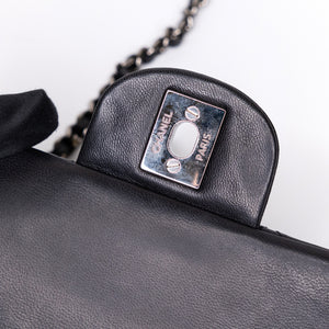 CHANEL MINI CLASSIC FLAP LAMSKIN BLACK