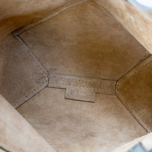 LOEWE MINI PUZZLE FOLD TOTE IN SHINNY CALF SKIN