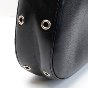 CHRISTIAN DIOR VINTAGE PUNK SHOULDER BAG BLACK SHW