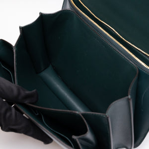 CELINE MEDIUM CLASSIC BOX BAG GOATSKIN AMAZON GREEN GHW