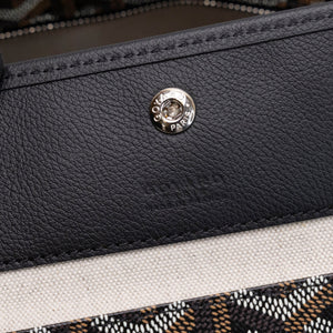GOYARD BOHEME HOBO BAG BLACK CALFSKIN LEATHER CANVAS SHW