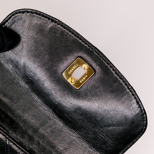 CHANEL MATELASSE WAIST POUCH/ BELT BAG WITH COCO MARK
