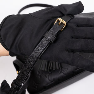 LOUIS VUITTON SAINTONGE MONOGRAM EMPREINTE BLACK LEATHER GHW