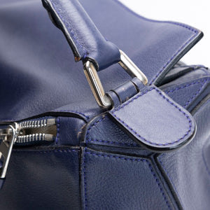 LOEWE MEDIUM PUZZLE BAG NAVY CALFSKIN SHW