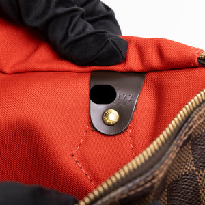 LOUIS VUITTON SPEEDY BANDOULIERE 30 DAMIER EBENE CANVAS GHW