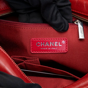 CHANEL MEDIUM GABRIELLE HOBO BAG CALFSKIN RED MULTICOLOUR HARDWARE