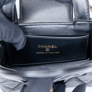 CHANEL 24P MINI NANO KELLY SHOPPER CALFSKIN GHW (MICROCHIP)