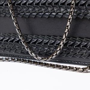 BVLGARI SERPENTI FOREVER SHOULDER BAG BLACK CALFSKIN
