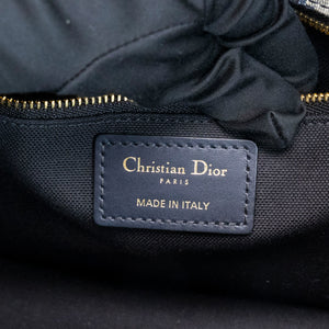 CHRISTIAN DIOR 30 MONTAIGNE BAG BLUE OBLIQUE JACQUARD GHW