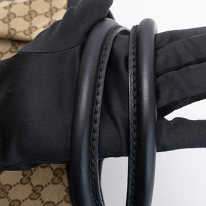 GUCCI GG CANVAS SUKEY TOTE BEIGE GHW